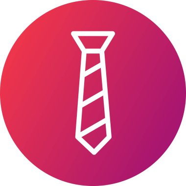 Kravat simgesi. vektör illüstrasyonu