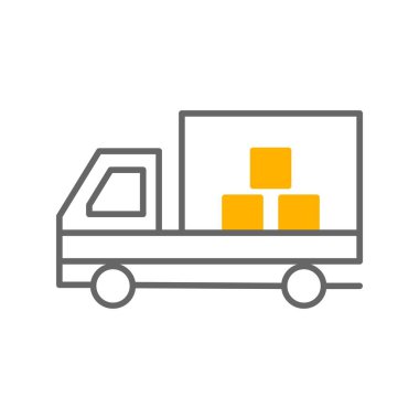 Vektör Taşıma Kamyonu simgesi 