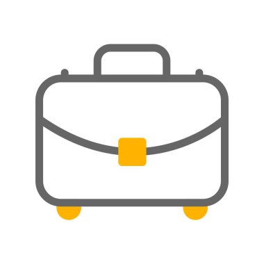 Evrak çantası ikonu. vektör illüstrasyonu