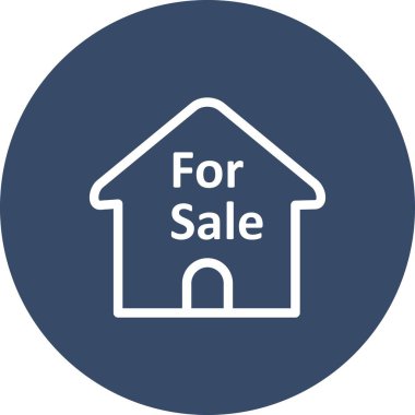 Beyaz arkaplanda vektör satışı simgesi