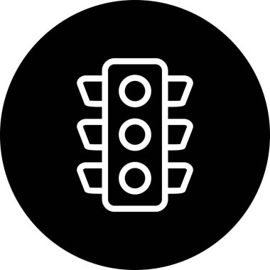 vektör trafik sinyal simgesi 