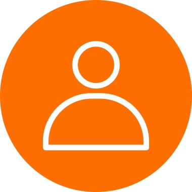 vektör Kullanıcı düz simgesi