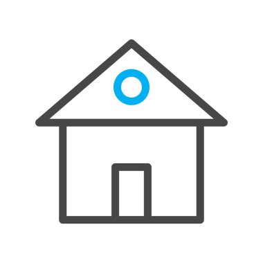 ev simgesi, vektör illüstrasyonu