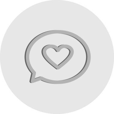 Vektör Aşk Sohbeti simgesi 