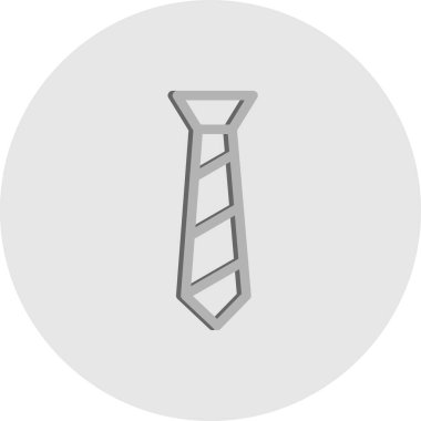 Kravat simgesi. vektör illüstrasyonu