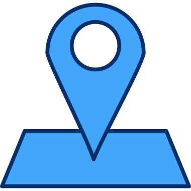 harita pin vektör simgesi