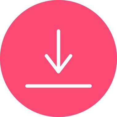 Beyaz arkaplanda düz simge indir