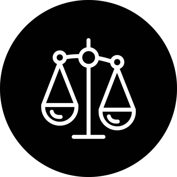 Знак Вектора Знака Правосудия — стоковый вектор