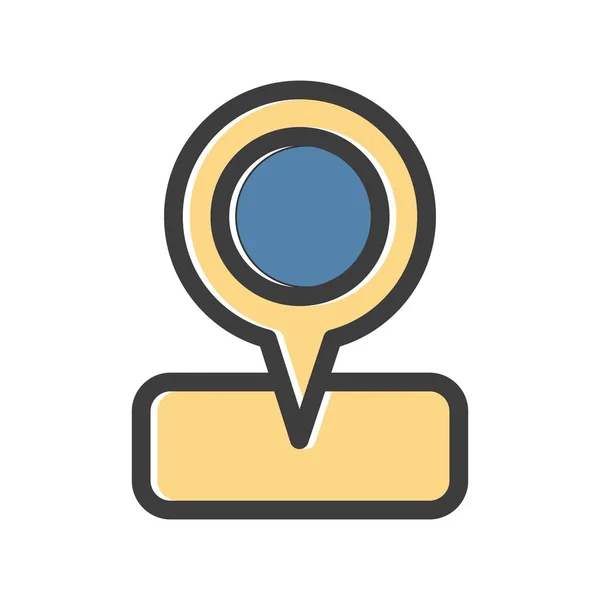 Gps Location Vector Icon — Stock Vector