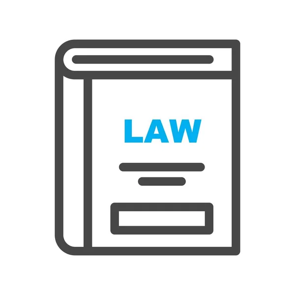 矢量法律书籍图标 — 图库矢量图片
