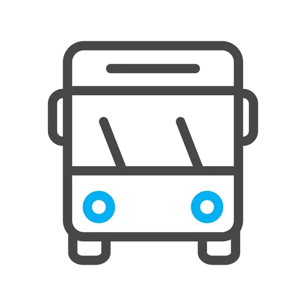 Icono Bus Vector Ilustración — Vector de stock