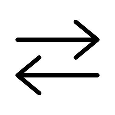 vektör Sol Sağ Yönlendirme simgesi 