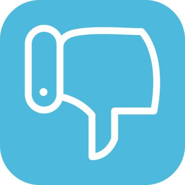 Beyaz arkaplandaki düz simge gibi değil