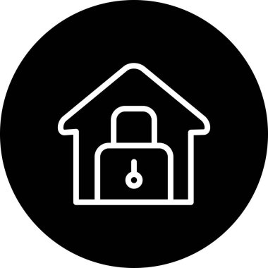  Vektör Kilit Evi simgesi 
