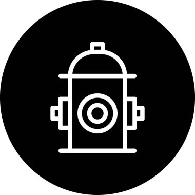 Gaz yakma ikonu. vektör illüstrasyonu