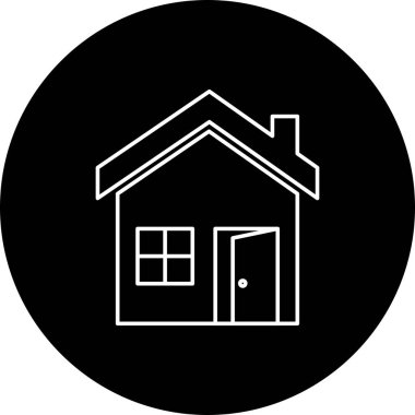 Ev simgesi vektör illüstrasyonu