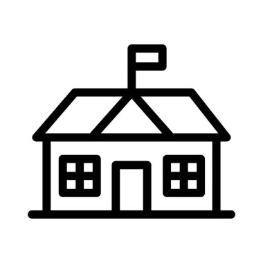 ev simgesi vektör illüstrasyonu