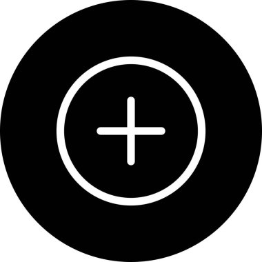 Beyaz arkaplana düz simge ekle