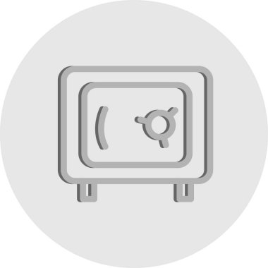 Güvenli simgenin vektör illüstrasyonu