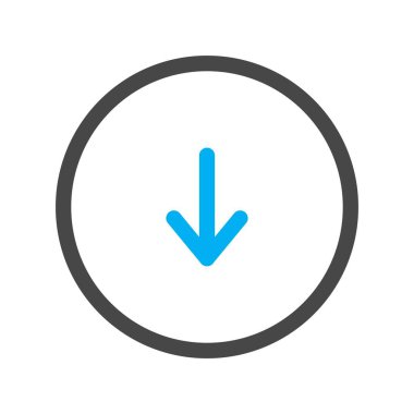 Beyaz arkaplanda düz simge indir