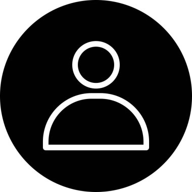 vektör Kullanıcı düz simgesi