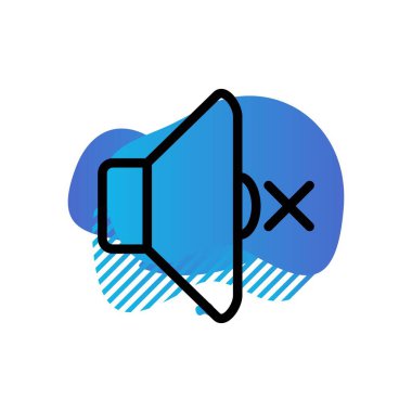 Beyaz arkaplanda düz simge göster