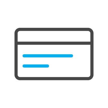 vektör kredi kartı simgesi 