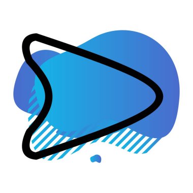 vektör Sağ Ok simgesi 