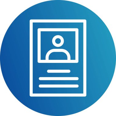 Vektör düz simge istiyor