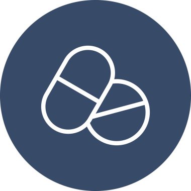 Tıbbi hap vektör simgesi