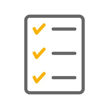 vektör kontrol listesi simgesi 