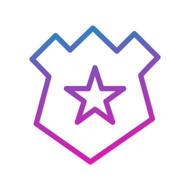 yıldız simgesi vektör illüstrasyonu