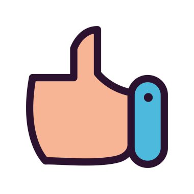 Beyaz arkaplandaki düz simge gibi