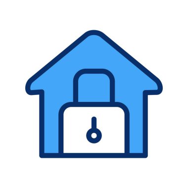  Vektör Kilit Evi simgesi 