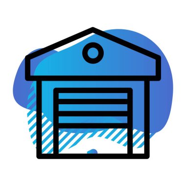 ev simgesi vektör illüstrasyonu