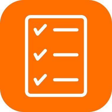 vektör kontrol listesi simgesi 