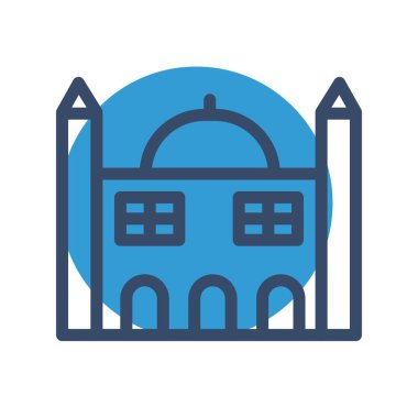 okul oluşturma vektör simgesi