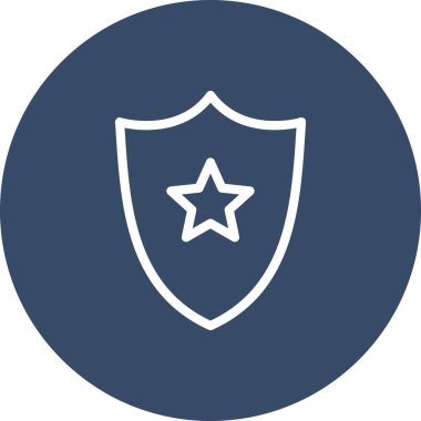  Vektör kalkanı düz simgesi