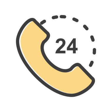 vektör telefon hizmeti simgesi 