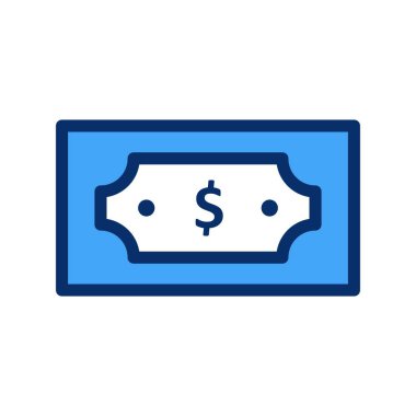 vektör Para Birimi Not simgesi 