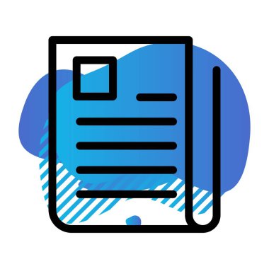 dosya biçimi simgesi vektörü