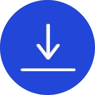 Beyaz arkaplanda düz simge indir