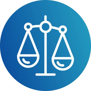  Vektör adalet düz simgesi