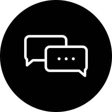 vektör baloncukları sohbet simgesi 