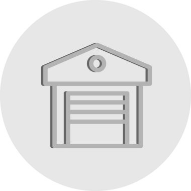 Ev simgesinin vektör illüstrasyonu