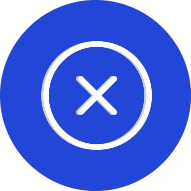 Beyaz arkaplanda düz vektör bloğu simgesi