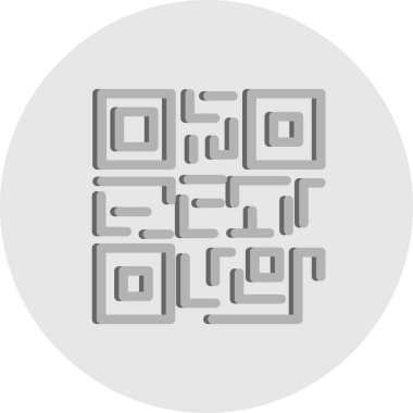 vektör Ar kod simgesi 