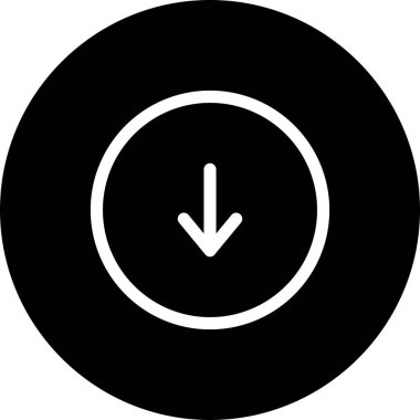 Beyaz arkaplanda düz simge indir