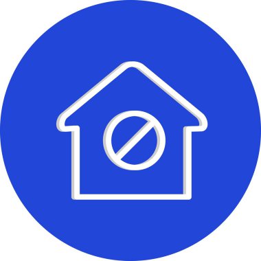 Beyaz arkaplanda düz vektör bloğu simgesi