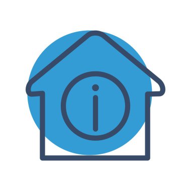 Ev simgesi vektör illüstrasyonu